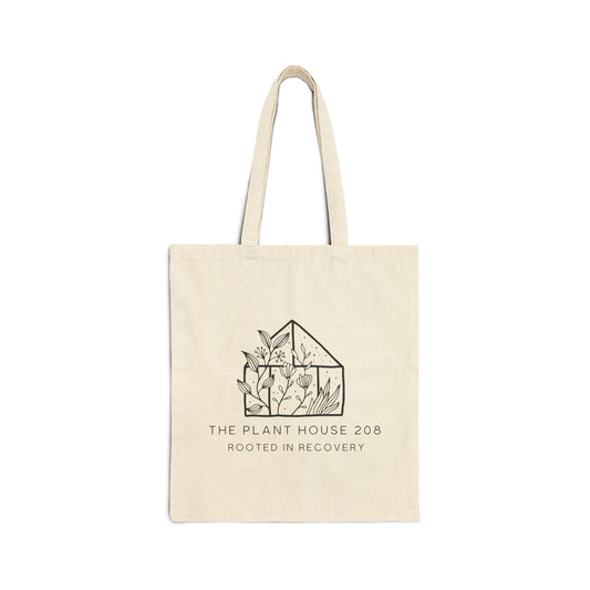 The Plant House 208 Logo Tote Bag, Eco-Friendly Cotton Bag