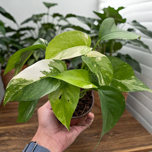 Pothos 'Albo Variegata'