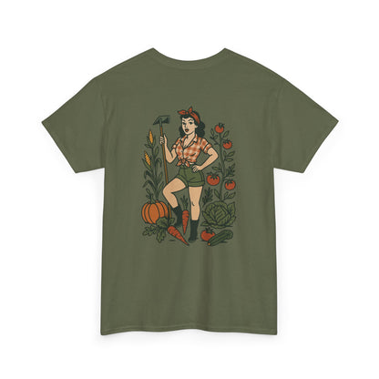 The Plant House 208 Pinup 2 Gardener Unisex Heavy Cotton Tee