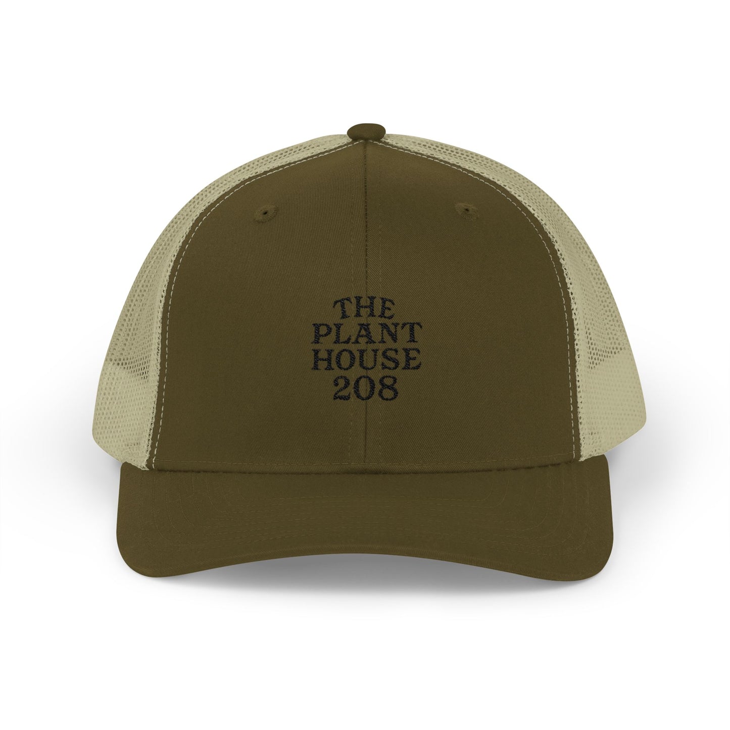 The Plant House 208 Snapback Trucker Cap, Supportive Gift, Mental Health Awareness Hat, Casual Style, Positive Vibes, Recovery Journey