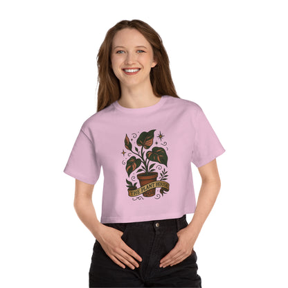 Pink Princess Cropped T-Shirt