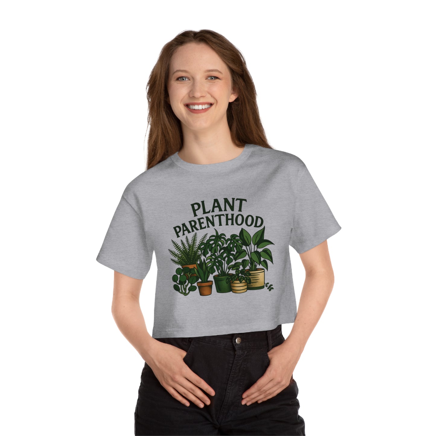 Olant Parenthood 2 The Plant House 208 Cropped T-Shirt