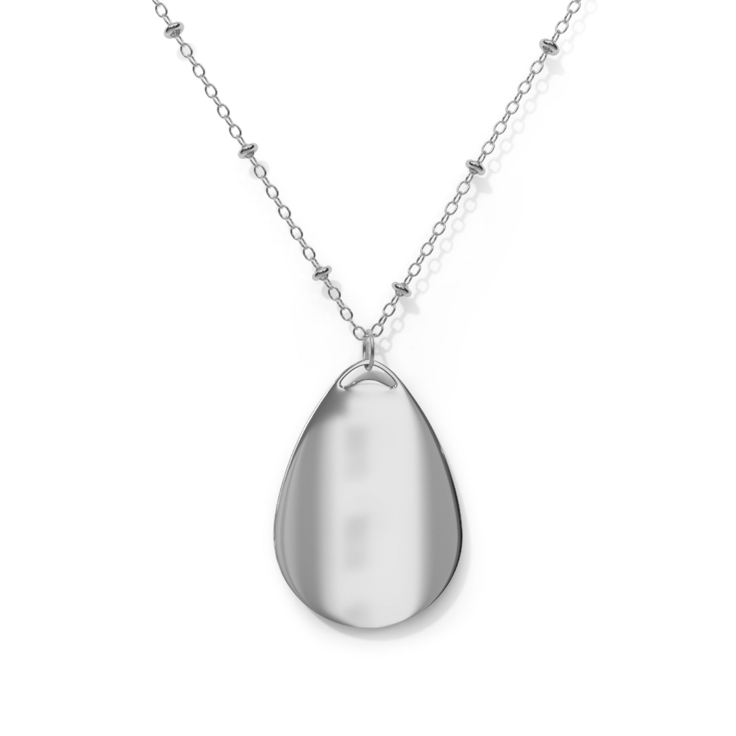 The Plant House 208 Floral Oval Necklace | Meaningful Jewelry | Inspirational Gift | Recovery Support | Healing Accessory | Gift for Friend
