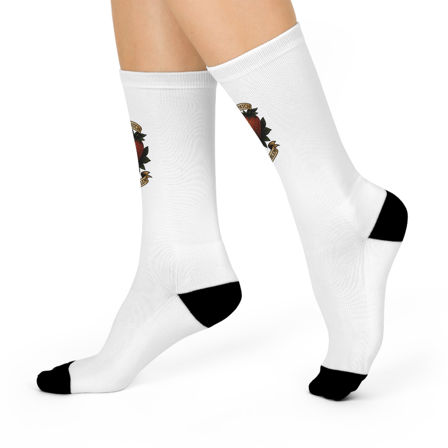 Strawberry Crew Socks for Plant Lovers, Cute Gardening Gift, Home Decor, Unique Housewarming Present, Birthday Surprise